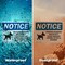 Signmission Livestock Guardian Dog On Duty OSHA Notice Sign, Plastic, 10in W x 7in L, 2PK OS-2PACK-NS-P-710-L-14022 - alternate 8